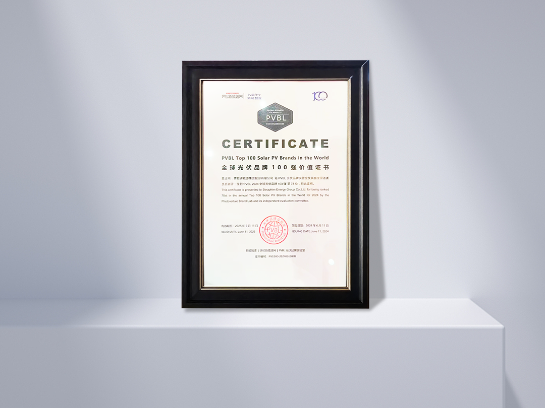 PVBL 2024 世界の太陽光発電ブランドトップ100